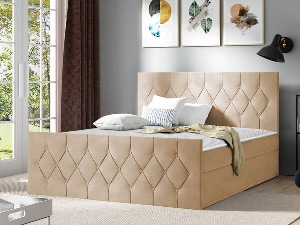 Mirjan24 Kontinentálna posteľ Colzone Lux, Rozmer postele: 200x200, Dostupné poťahy: Mikrofaza 0034 5903211129841