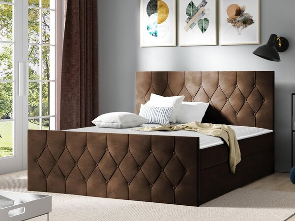 Mirjan24 Kontinentálna posteľ Colzone Lux, Rozmer postele: 200x200, Dostupné poťahy: Mikrofaza 0034 5903211129841