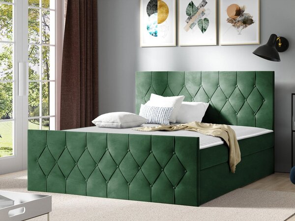 Mirjan24 Kontinentálna posteľ Colzone Lux, Rozmer postele: 200x200, Dostupné poťahy: Mikrofaza 0034 5903211129841