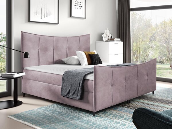 Mirjan24 Kontinentálna posteľ Wacjo Lux, Rozmer postele: 160x200, Dostupné poťahy: Fresh 09 5903211175244