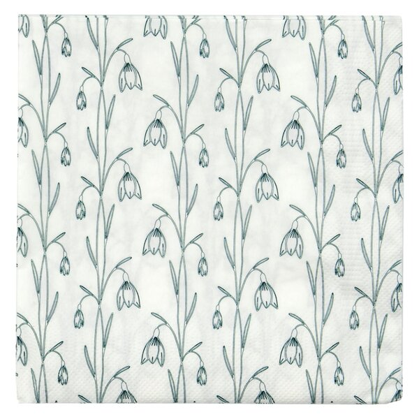 Papierové obrúsky Snowdrops – 40 ks