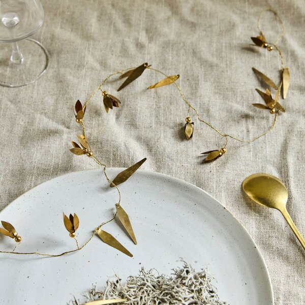 Girlanda Snowdrops Antique Brass 150 cm