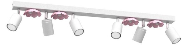 Bodové svietidlo FLOWER 6xGU10/8W/230V biela