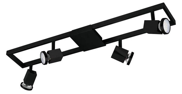 Eglo 31072 - LED bodové svietidlo ZERACO 4xGU10/4,5W/230V čierna