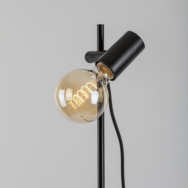 Rabalux 74085 - Stojacia lampa ALENITH 1xE27/60W/230V čierna