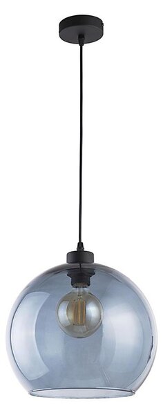 Luster na lanku CUBUS 1xE27/60W/230V modrá