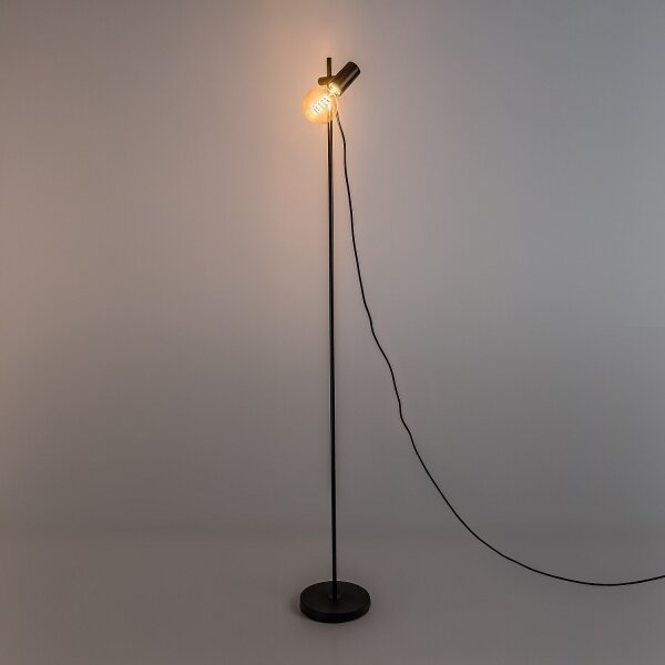 Rabalux 74085 - Stojacia lampa ALENITH 1xE27/60W/230V čierna