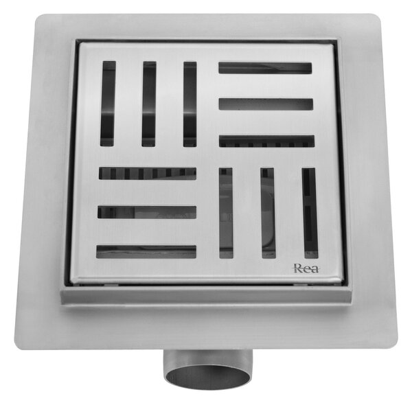 Rea Cross, nerezový odtokový žľab 120x120 mm, oceľová, REA-G6200