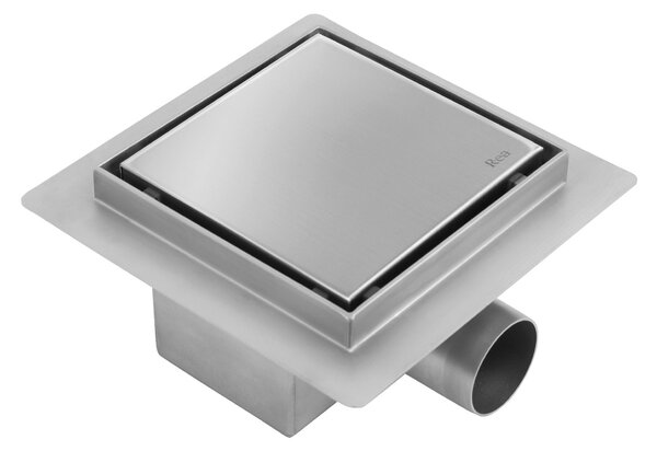 Odtokový žľab REA NEO Nickel Brush 12x12