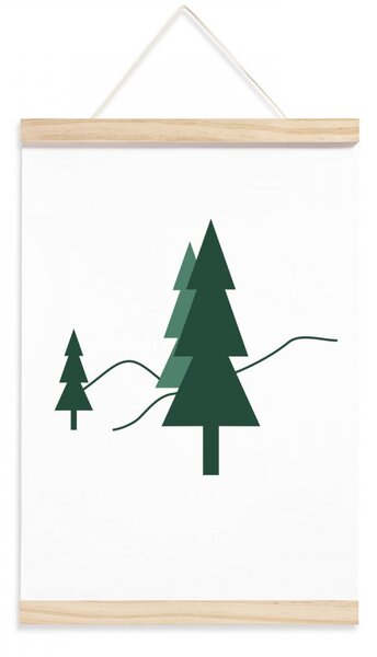 Pieris design Detský plagát les