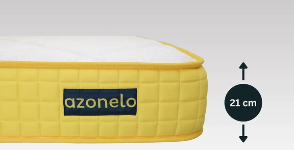 Azonelo Yellow ortopedický matrac s pamäťovou penou 120x200 cm - antialergický poťah