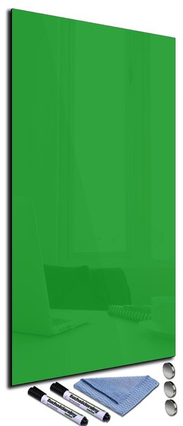 Magnetická sklenená tabuľa 34x72cm - světle zelená