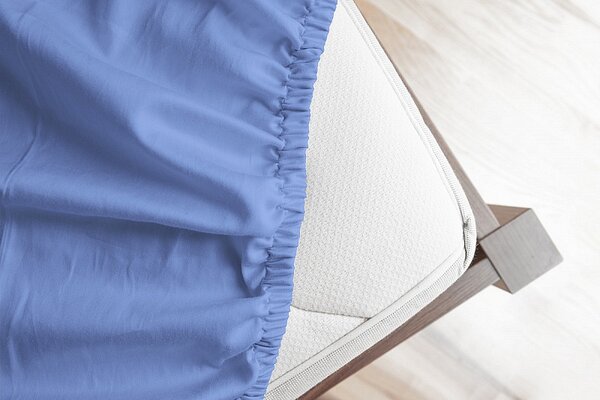 Prestieradlo Světle modré JERSEY PREMIUM Jersey PREMIUM 90-100 x 200-220/30