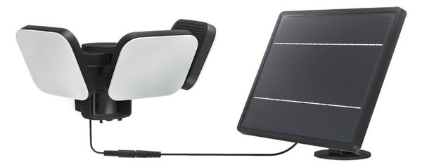 Solárne nástenné svietidlo so senzorom LED 5000K čierna IP65 PHILIPS UltraEfficient Zyren 8721103105455