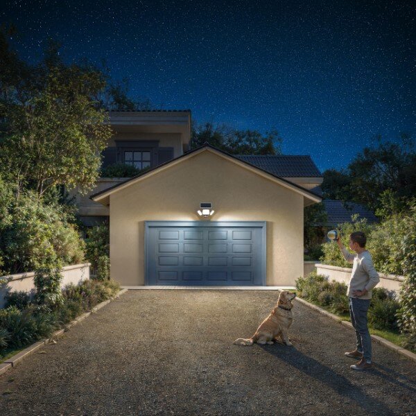 Solárne nástenné svietidlo so senzorom LED 5000K biela IP65 PHILIPS UltraEfficient Zyren 8721103105493