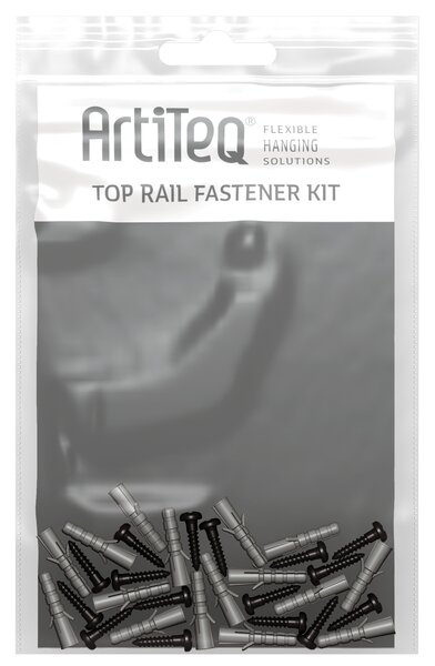 Instalační set TopRail černý 3m