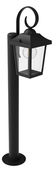 Záhradné stĺpikové svietidlo 1x E27 čierna IP44 PHILIPS Buzzard 8721103105035