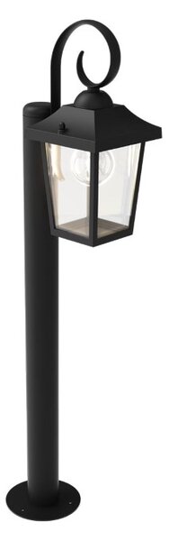 Záhradné stĺpikové svietidlo 1x E27 čierna IP44 PHILIPS Buzzard 8721103105035
