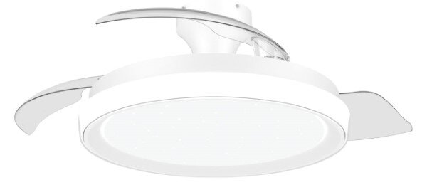 Stropný ventilátor so svetlom LED 2700–6500K biela IP20 PHILIPS Bliss 8721103096104