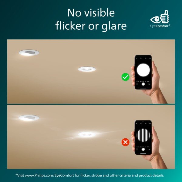 Zapustené svietidlo LED 4000K biela IP20 PHILIPS Cilantro Step 8721103038036 balenie 3 ks