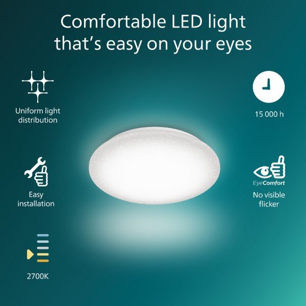 Stropné svietidlo LED 2700K biela IP20 PHILIPS Moire 8721103069054