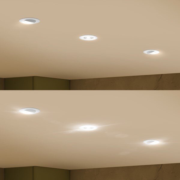 Zapustené svietidlo LED 4000K biela IP20 PHILIPS Cilantro Step 8721103038036 balenie 3 ks