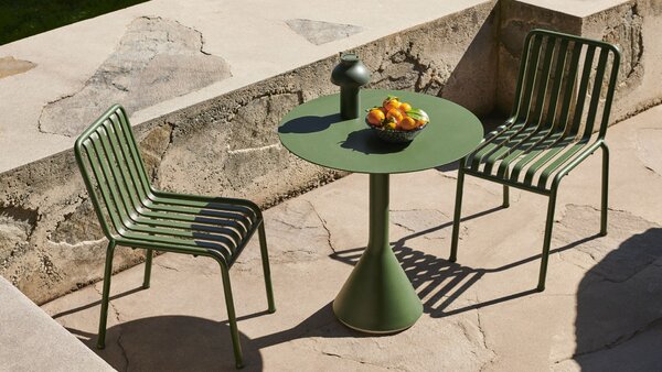 Vonkajší stôl Palissade Cone Olive Ø 70 cm