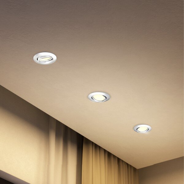Zapustené svietidlo GU10 biela IP20 PHILIPS Peridot 8721103036971 balenie 3 ks