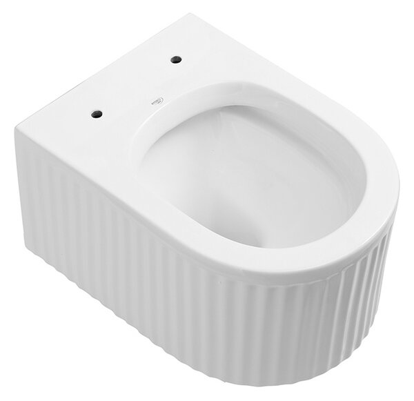 Hydrosan Závesná WC misa so SoftClose sedadlom LUMA WH RIM 03, biela