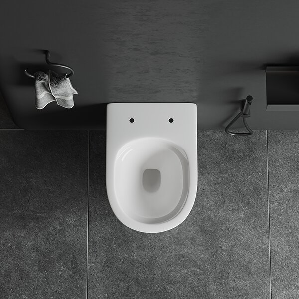 Hydrosan Závesná WC misa so SoftClose sedadlom SKAL WH RIM 03, biela