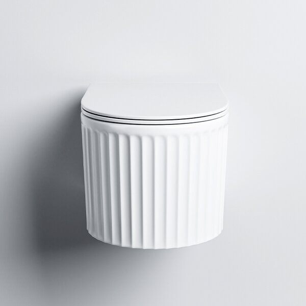 Hydrosan Závesná WC misa so SoftClose sedadlom LUMA WH RIM 03, biela