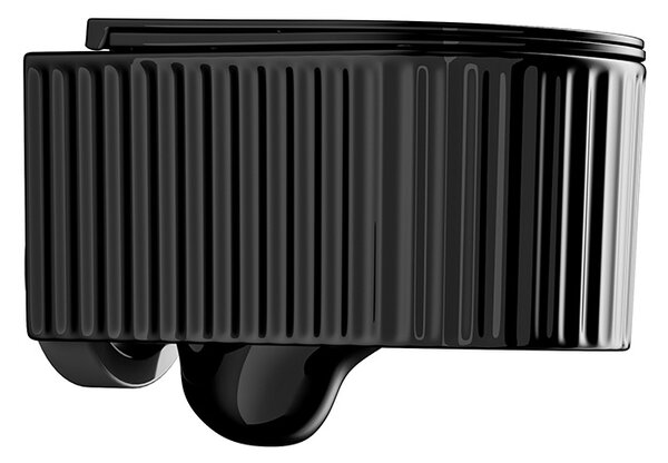 Hydrosan Závesná WC misa so SoftClose sedadlom LUMA BL RIM 03, čierna