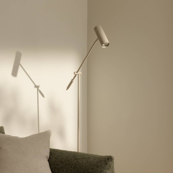 Globen Lighting stojacia lampa Hubble READ, béžová, kovové, Krémová / jantárovo žltá, Obývacia izba / jedáleň, kov, Škandinávsky, Stolová lampa