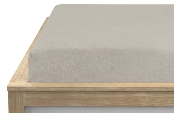 Froté plachta EXCLUSIVE sivo-hnedá 90 x 200 cm