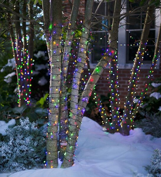 Vianočné svetielka vonkajšie FLASH multicolor 100 LED