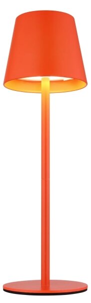 Globo 58488R-LED stmievateľná dotyková nabíjateľná vonkajšia stolová lampa VANNIE 3W/5V IP54 1800mAh červená