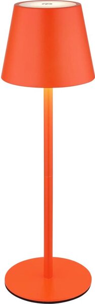 Globo 58488R-LED stmievateľná dotyková nabíjateľná vonkajšia stolová lampa VANNIE 3W/5V IP54 1800mAh červená
