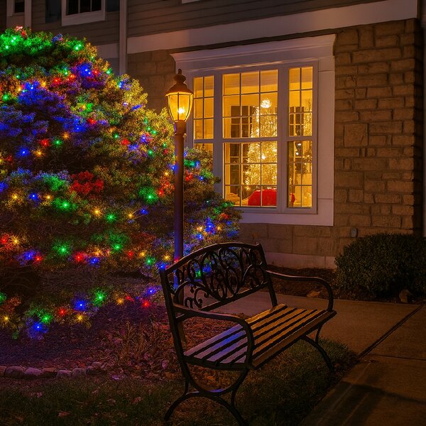 Vianočné svetielka vonkajšie FLASH multicolor 100 LED