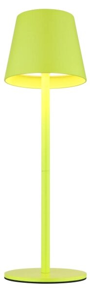 Globo 58488NG-LED Dotykovo stmievateľná nabíjateľná vonkajšia stolová lampa VANNIE 3W/5V IP54 1800mAh zelená