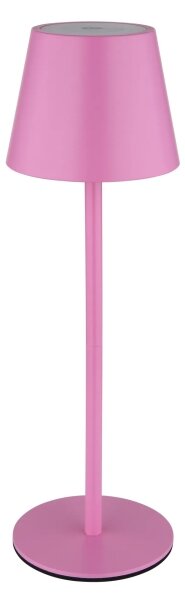 Globo 58488P-LED stmievateľná dotyková nabíjateľná vonkajšia stolná lampa VANNIE 3W/5V IP54 1800mAh ružová