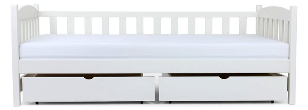 Wilsondo Detská posteľ so zábranou Oľga 2 - biela Rozmer: 180x80