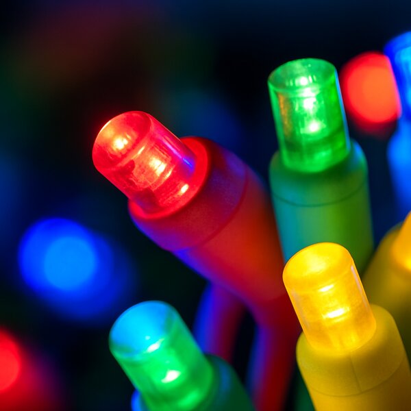 Vianočné svetielka LED záclona FLASH multicolor 300 LED