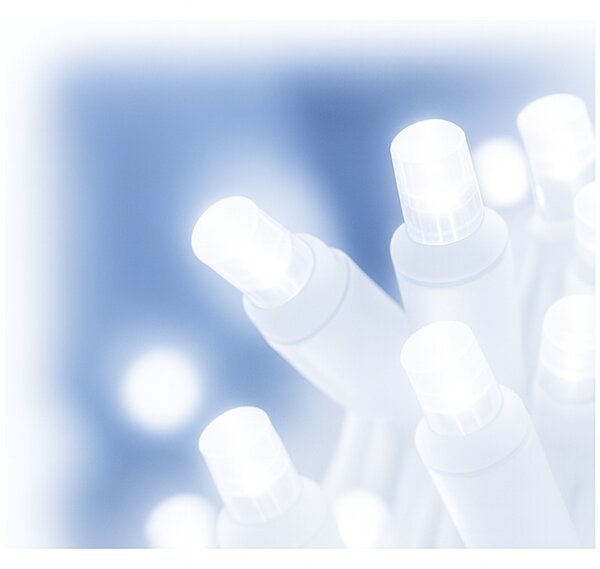 Vianočné svetielka LED záclona FLASH studená biela 300 LED