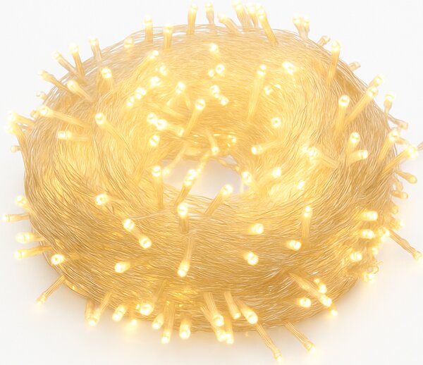 Vianočné svetielka LED záclona FLASH teplá biela 300 LED