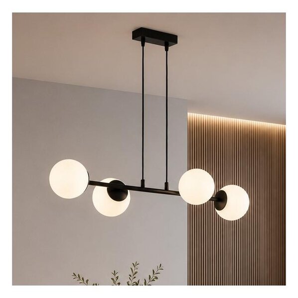 Brilagi - Luster na lanku MILO 4xE27/60W/230V čierna