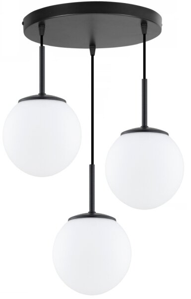 Brilagi - Luster na lanku MILO 3xE27/60W/230V čierny