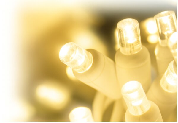 Vianočné svetielka LED záclona FLASH teplá biela 300 LED