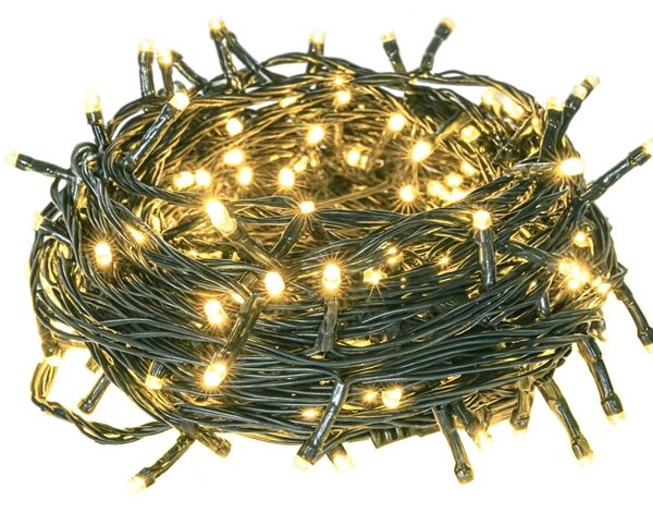 Vianočné svetielka vnútorné teplá biela 200 LED