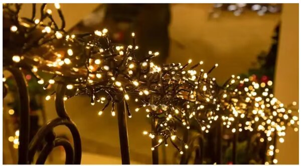 Vianočné svetielka vnútorné teplá biela 200 LED