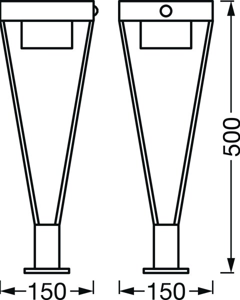 Ledvance - LED Vonkajšia solárna lampa so senzorom BOUQUET LED/6W/3,7V IP44
